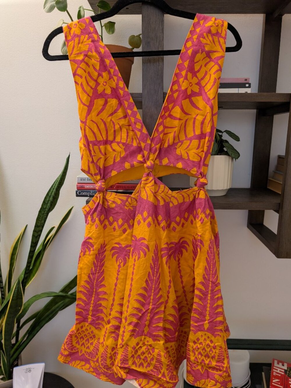 Farm Rio Cut out mini dress size XS